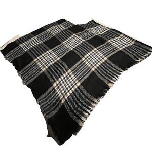 Lava Accessories Striped Poncho Sweater Jacket